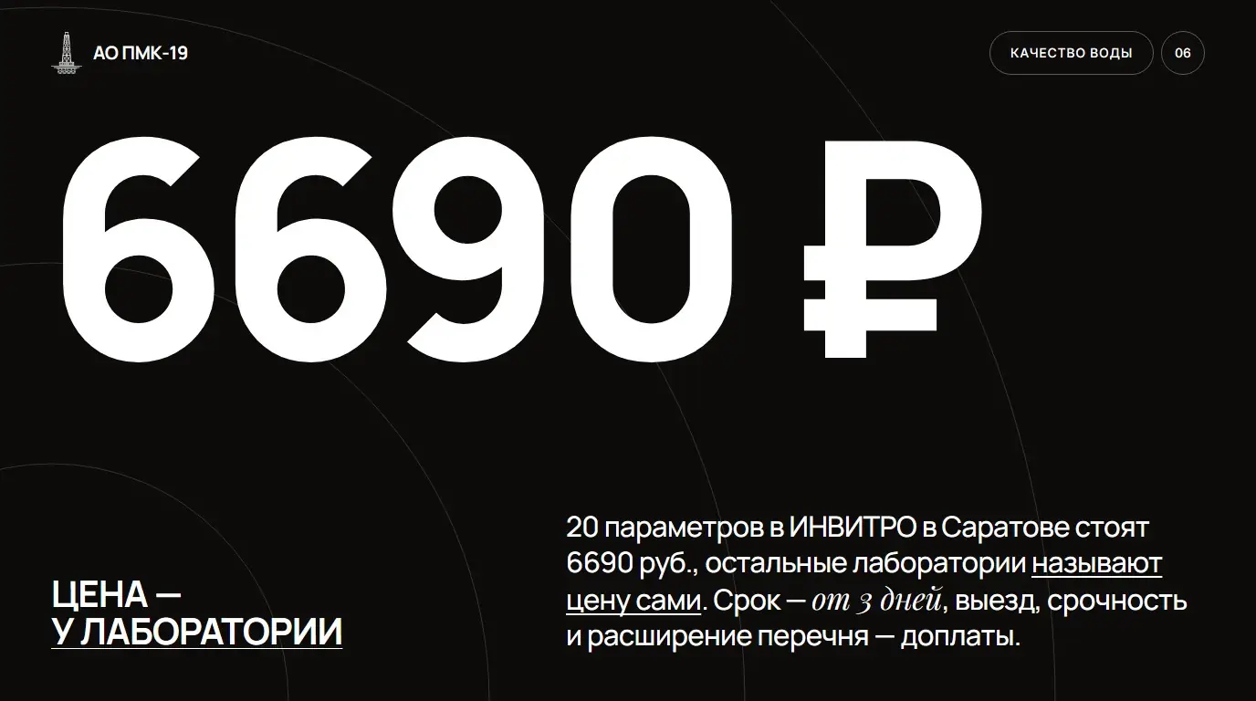 Цена — у лаборатории. 20 параметров в ИНВИТРО в Саратове стоят 6690 руб., остальные лаборатории называют цену сами. Срок — от 3 дней, выезд, срочность и расширение перечня — доплаты.